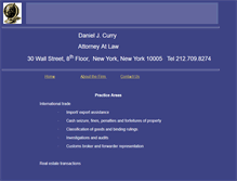 Tablet Screenshot of danieljcurry.com